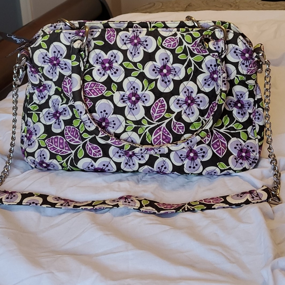VERA BRADLEY  purple floral purse